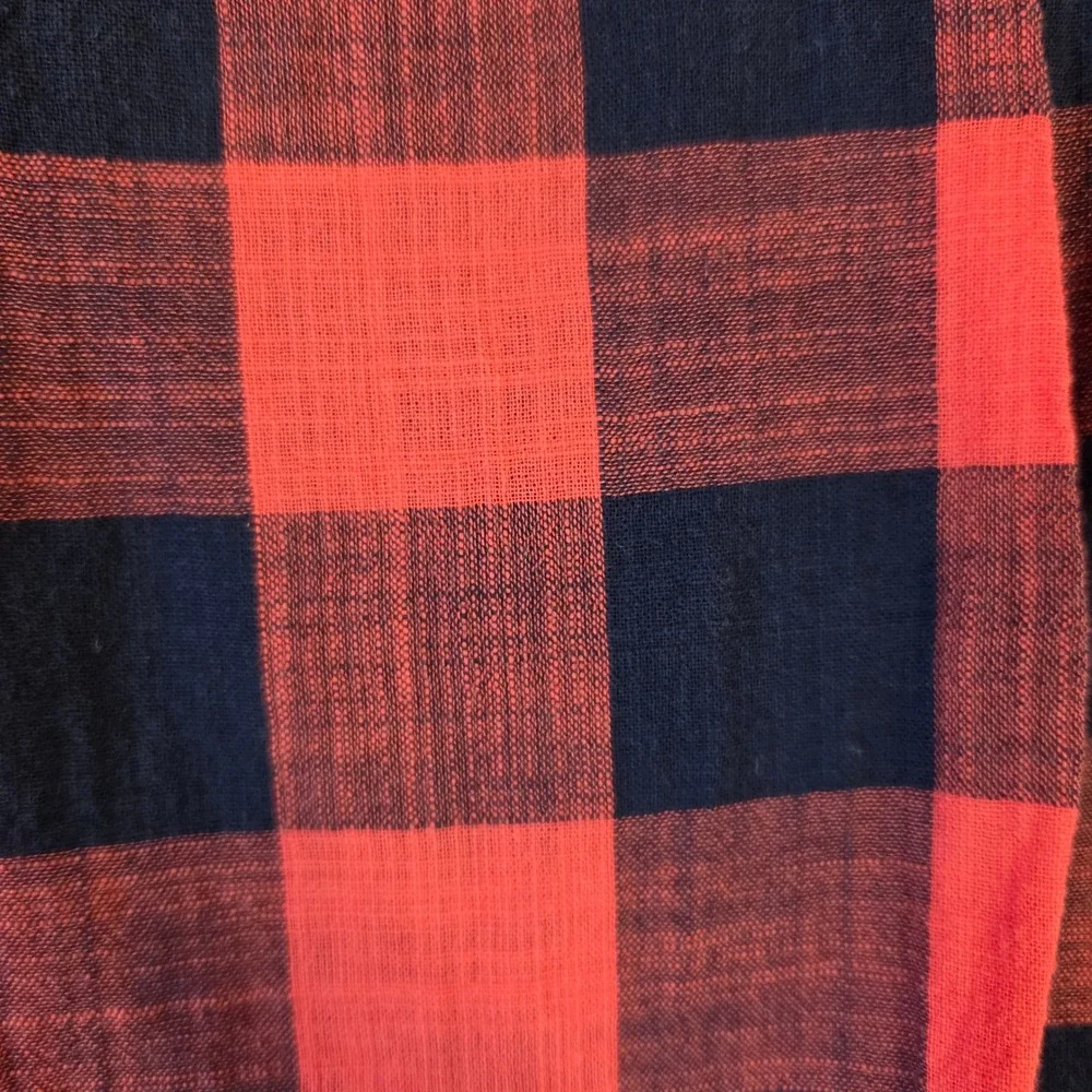 Crewcuts Buffalo Plaid Dress Girl's Size 6 Gingham Cotton Lined Zip Christmas